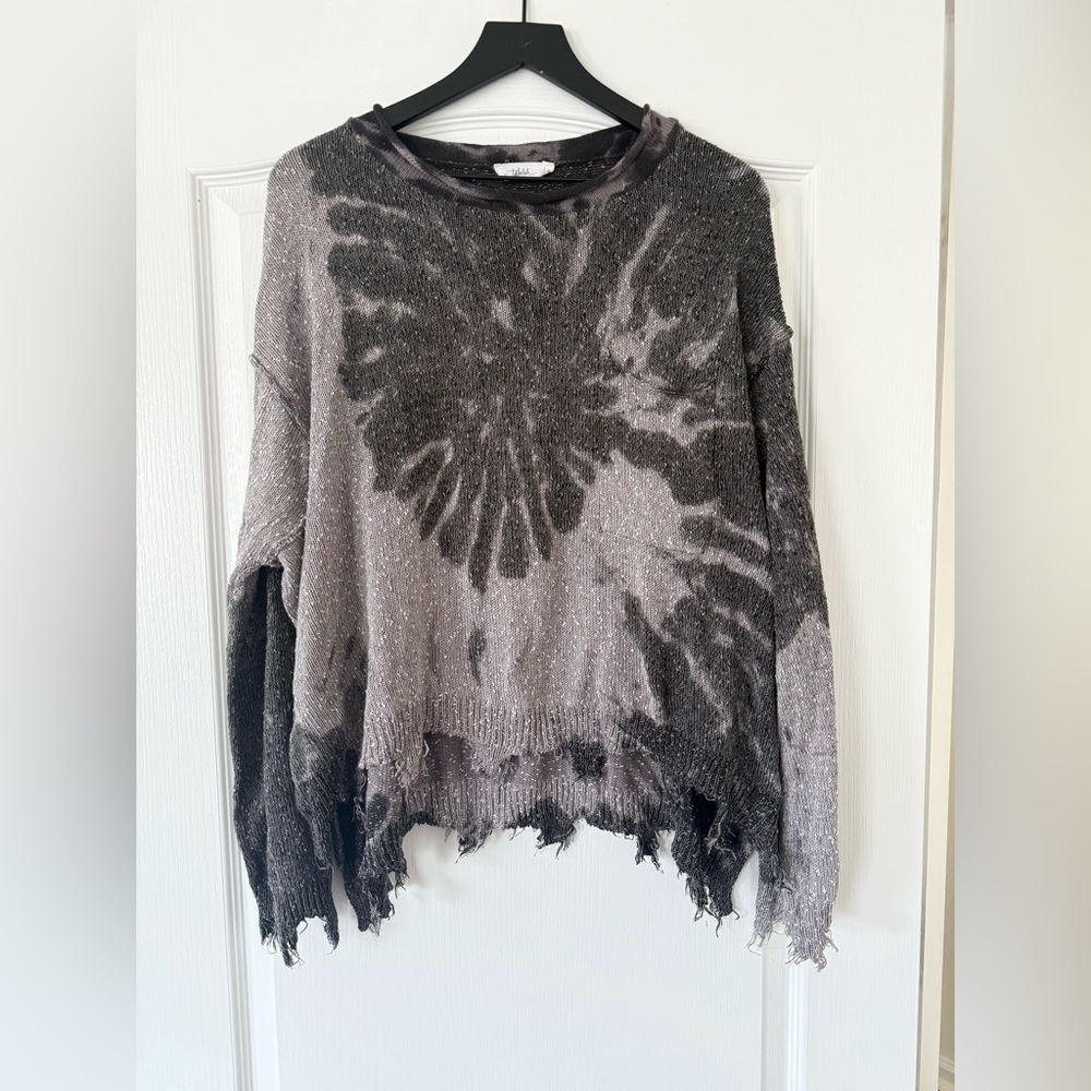 TALULAH - Raw Hem Oversized Knit Pullover - Size Small